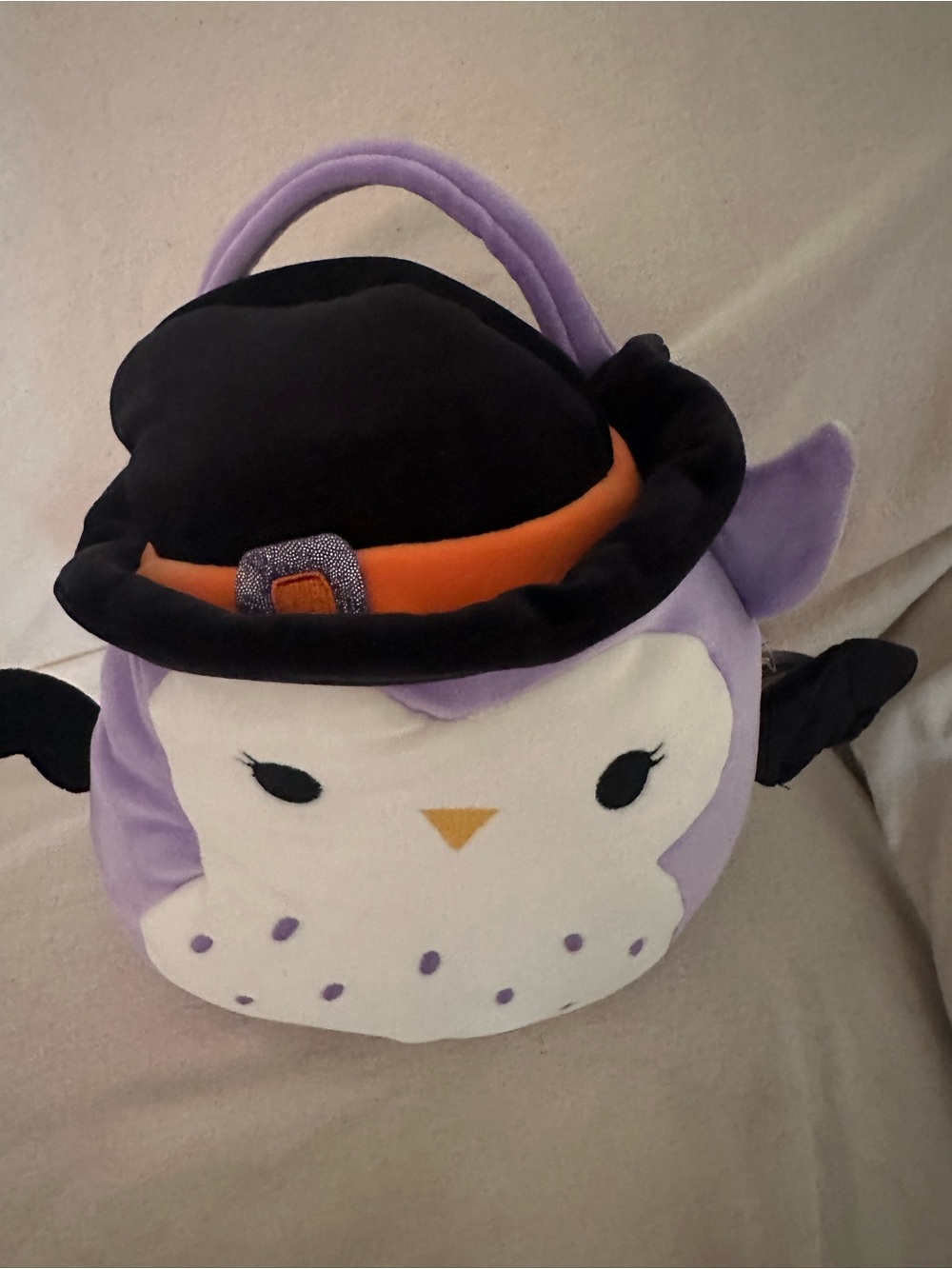 Squishmallows Trick or Treat Plush Pail~Witch Bat Owl~New w/Tags~Halloween, kids